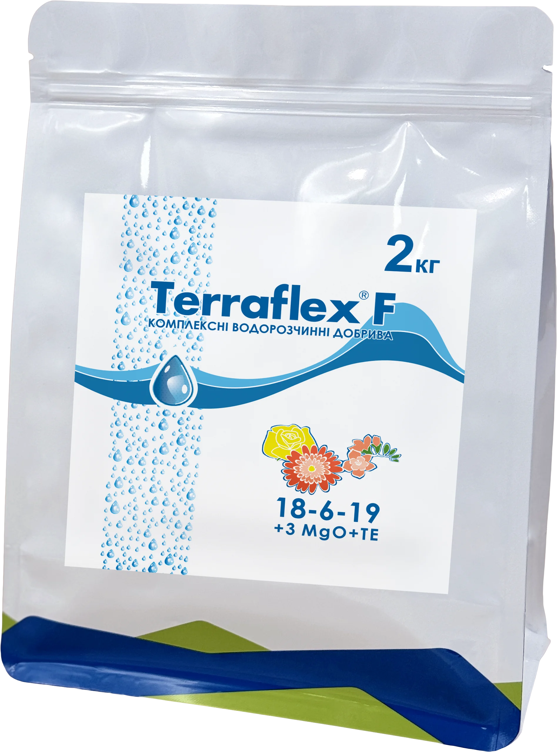 Terraflex F (18-6-19 + 3 MgO + TЕ) Фото: Terraflex F (18-6-19 + 3 MgO + TЕ)